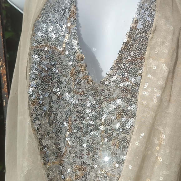 Robbi & Nikki sexy sleeveless sparkly tank top extra small XS - Picture 8 of 9